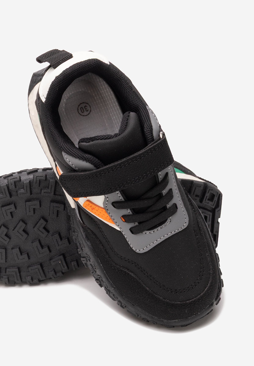 Czarne sneakersy chłopięce Fumbo