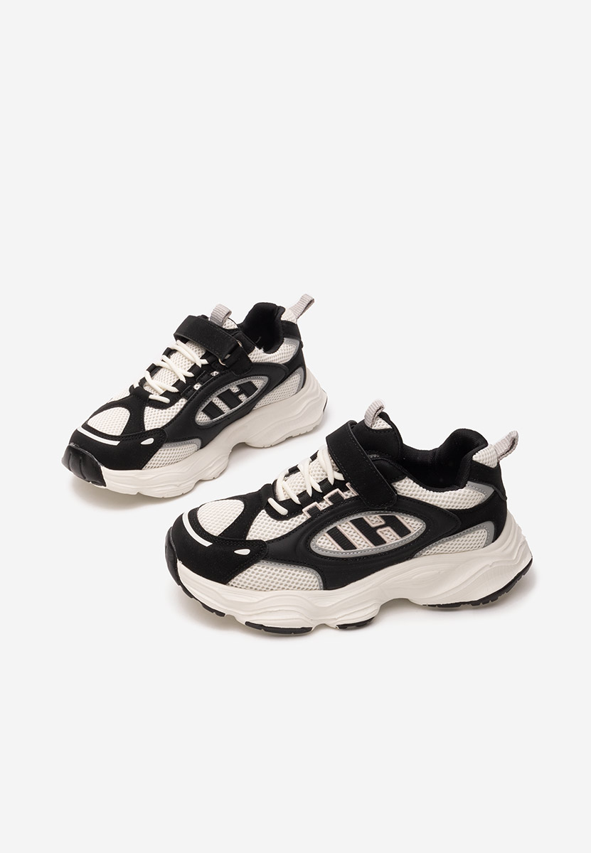 Czarne sneakersy chłopięce Flappo