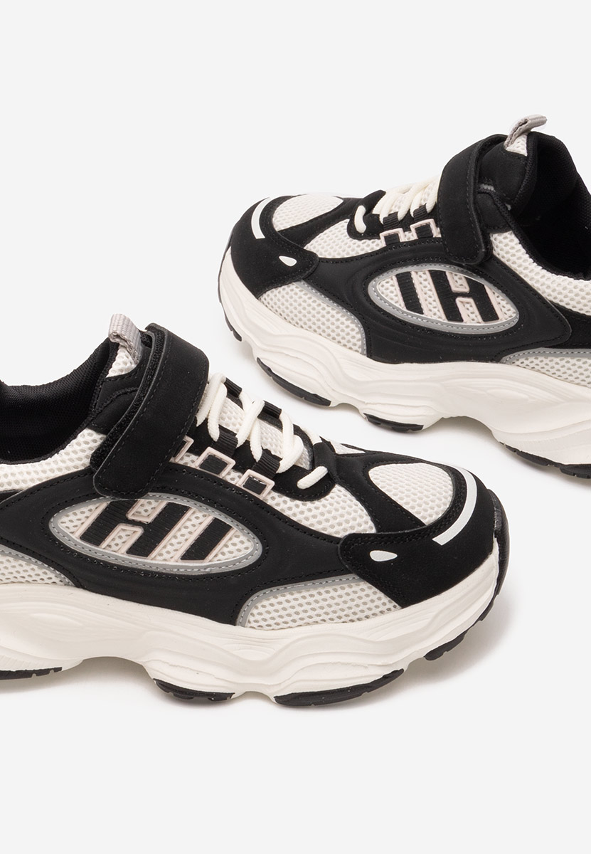 Czarne sneakersy chłopięce Flappo