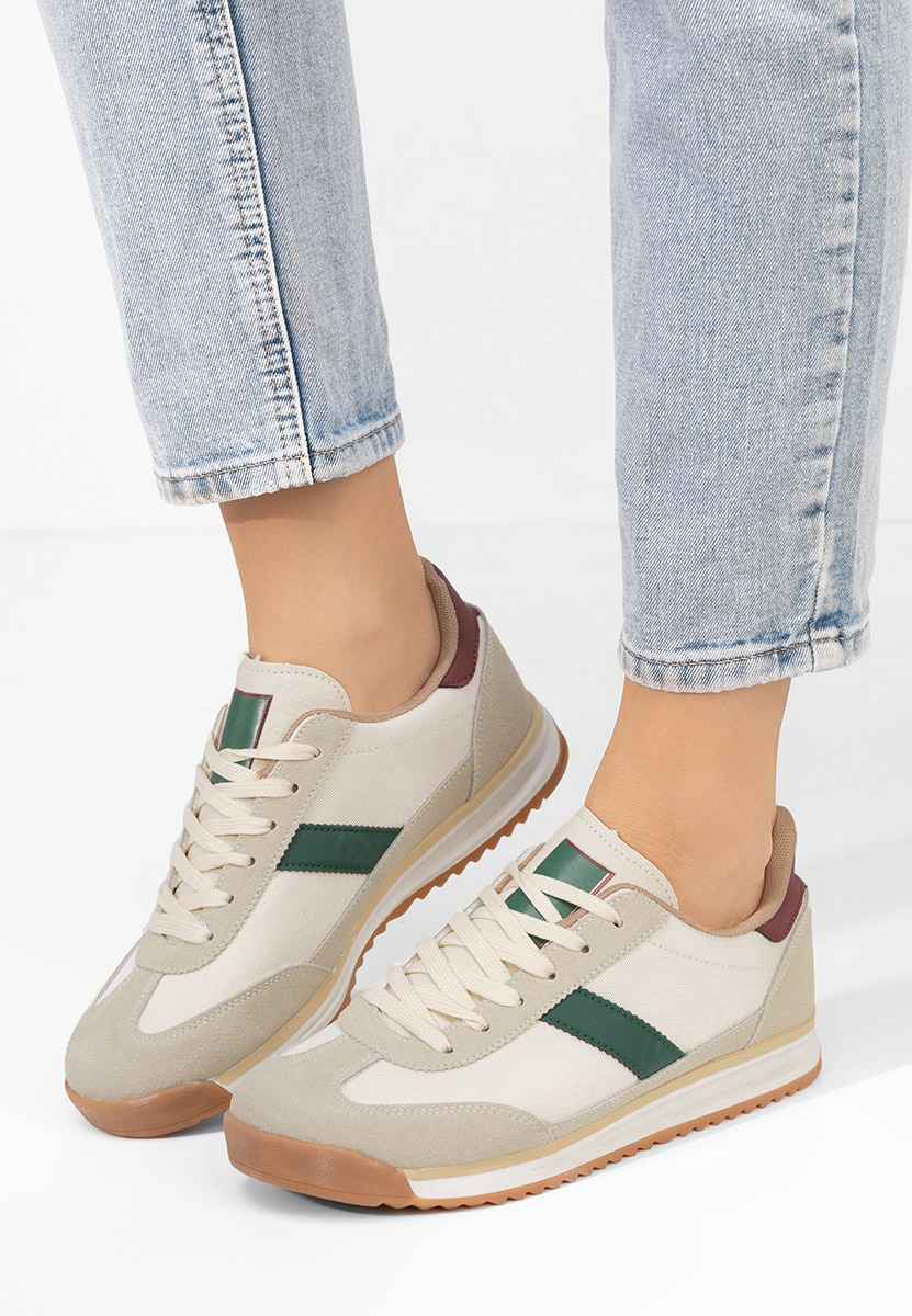 Beżowe sneakersy damskie Nichita