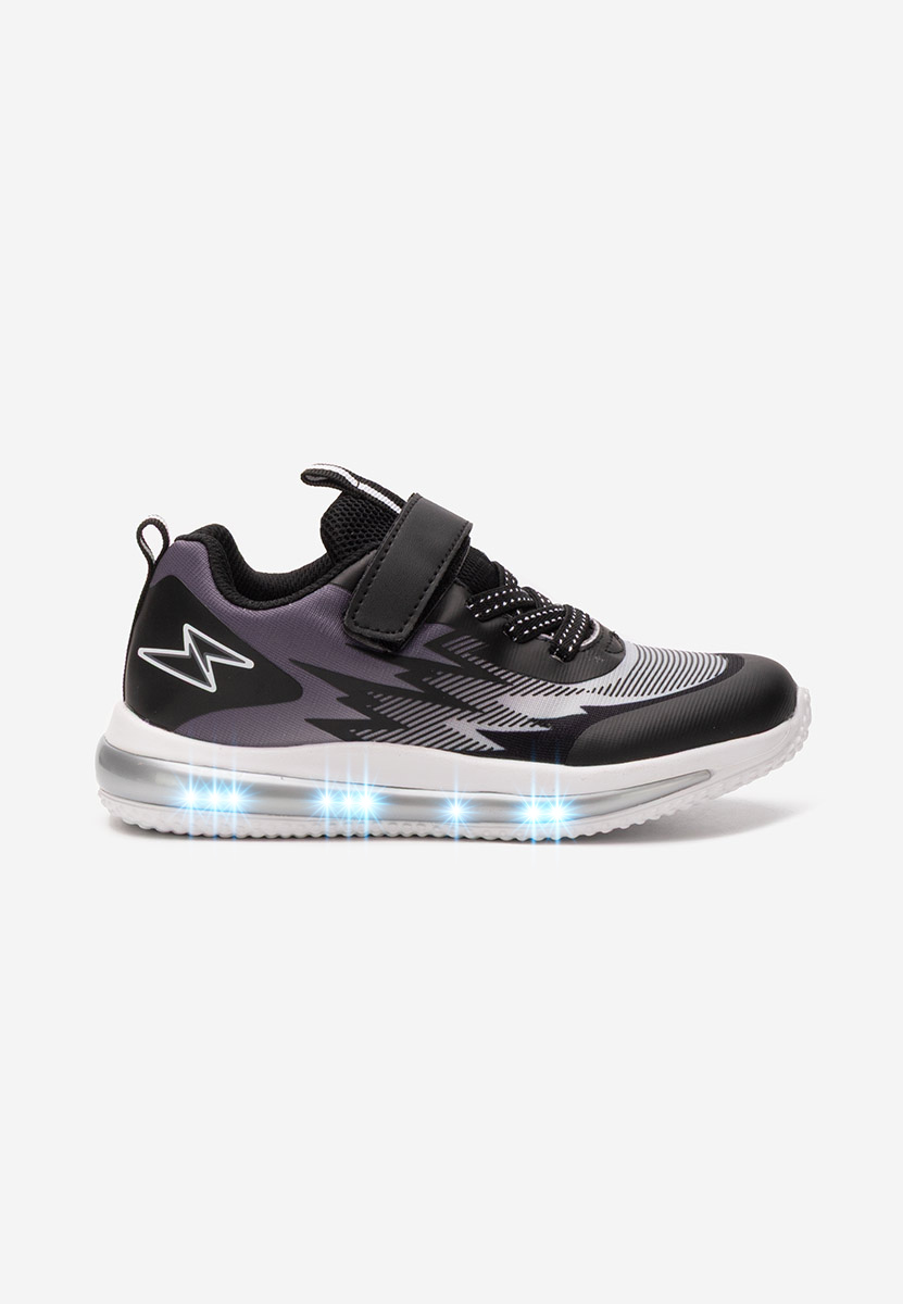 Czarne sneakersy chłopięce Fimbo