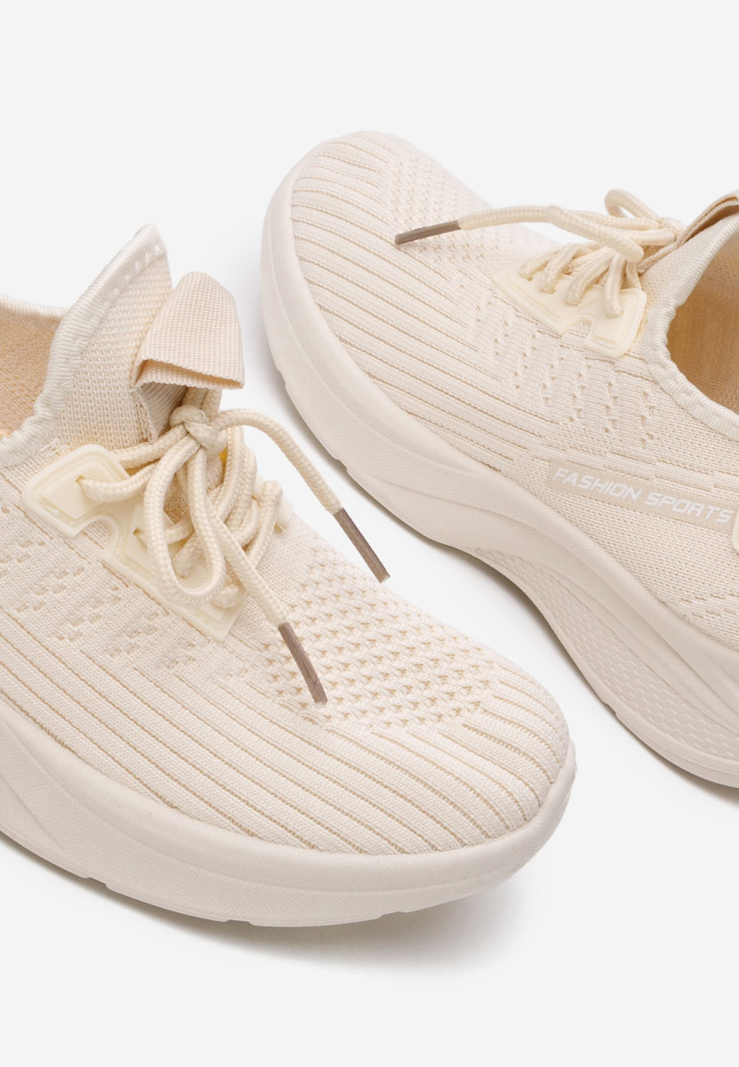 Beżowe buty sportowe damskie Codrina