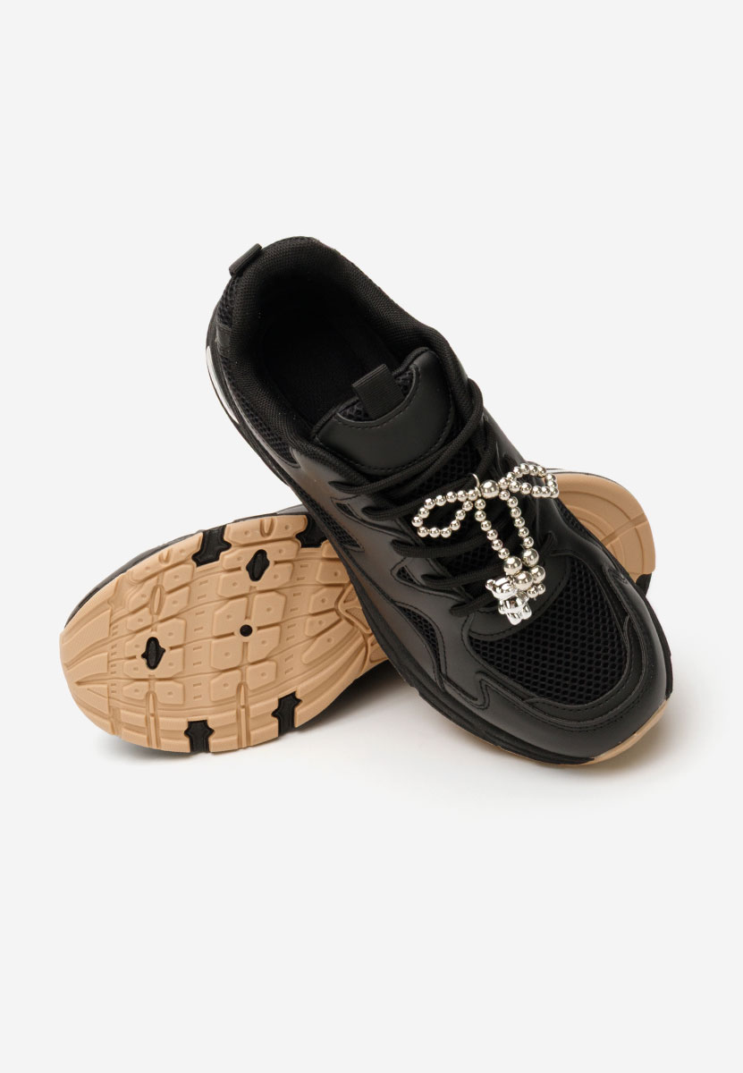 Czarne sneakersy damskie Otylia