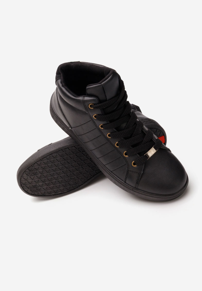 Czarne sneakersy męskie Dustyn