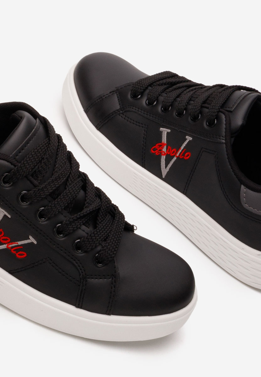 Czarne sneakersy męskie Bobbi