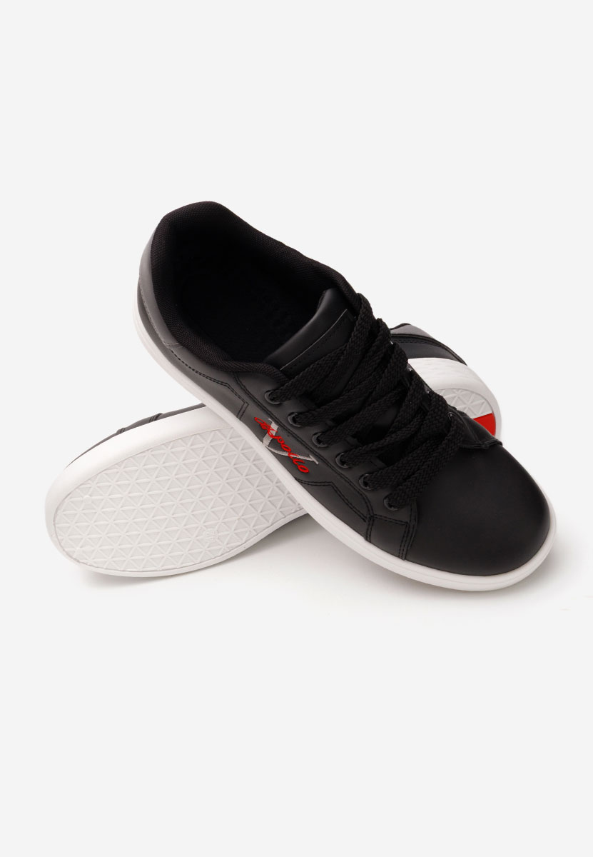 Czarne sneakersy męskie Bobbi