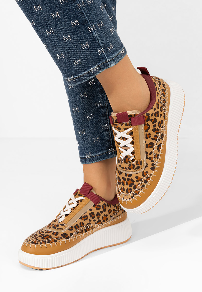 Panterkowe sneakersy damskie Tenerife