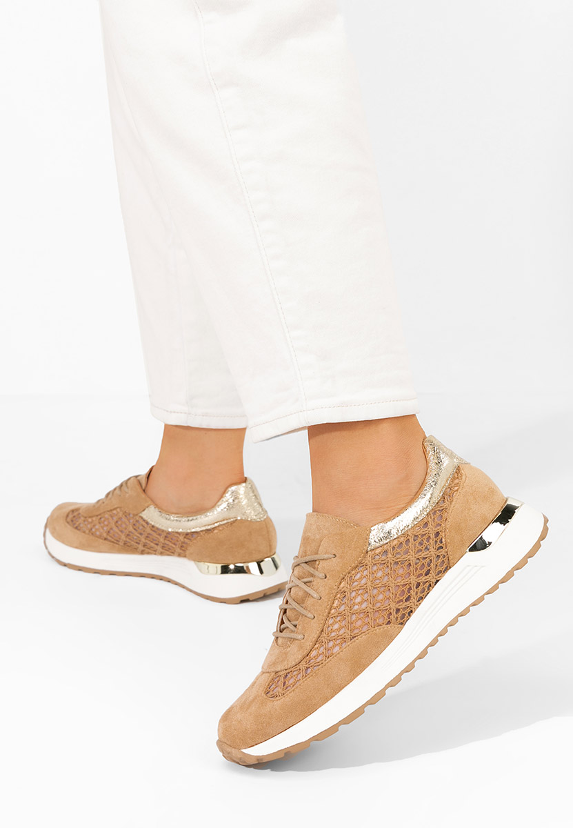 Khaki sneakersy damskie Deena V2