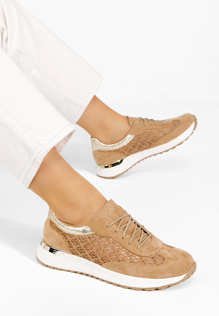 Khaki sneakersy damskie Deena V2