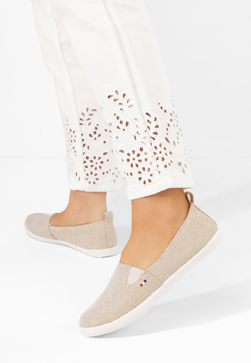 Beżowe espadryle damskie Maybelle