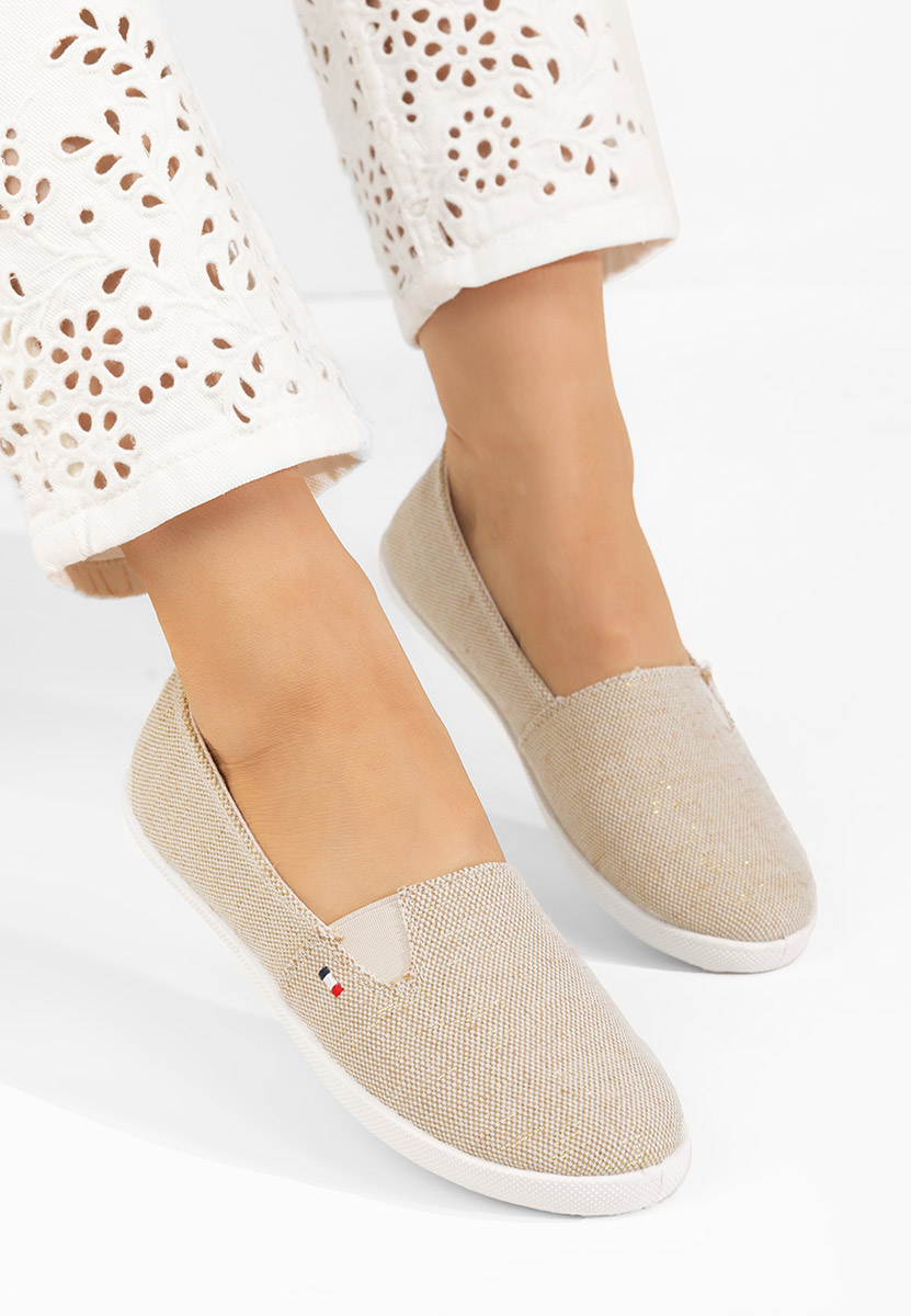 Beżowe espadryle damskie Maybelle