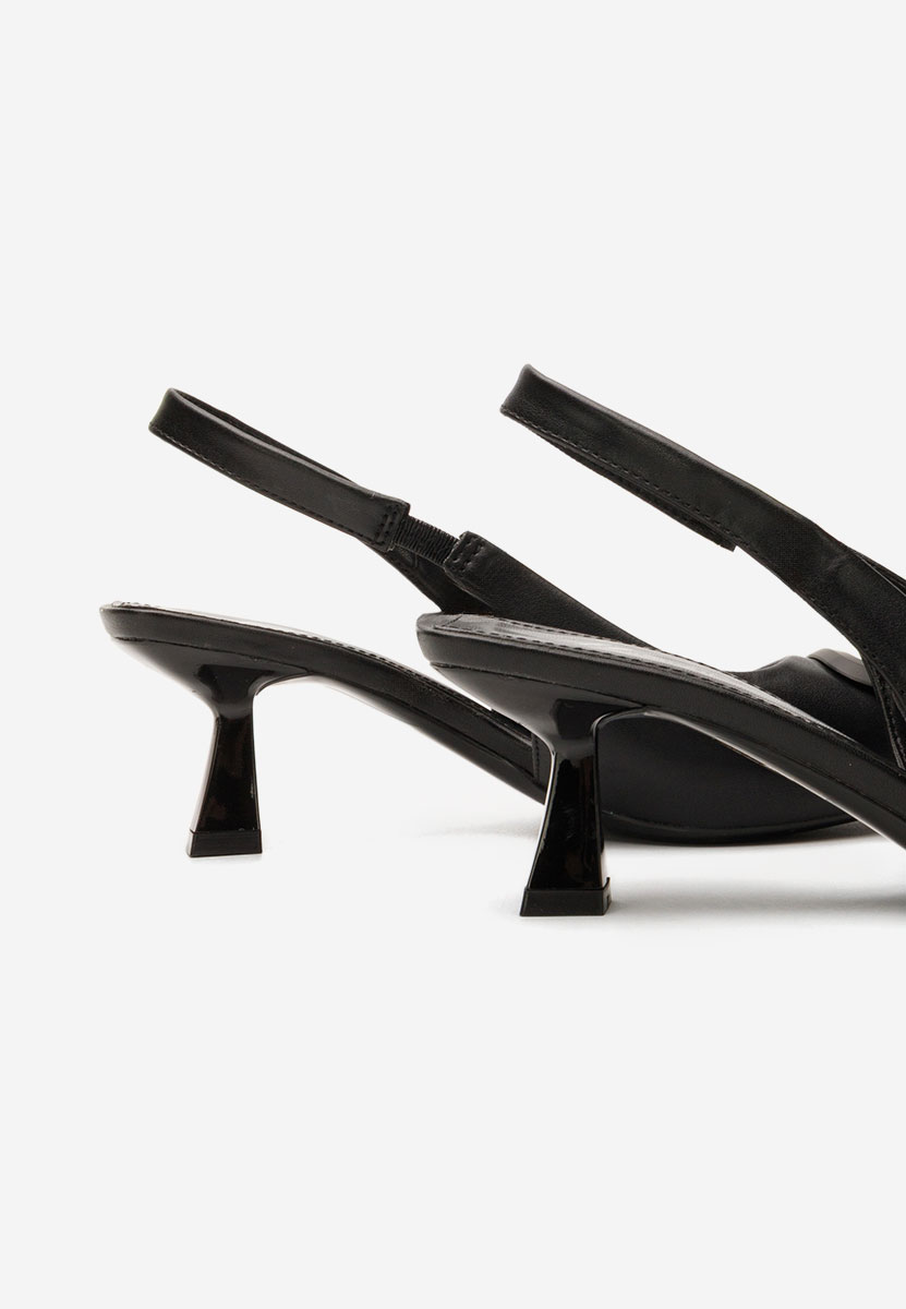 Czarne czółenka bez pięt Lyndsey