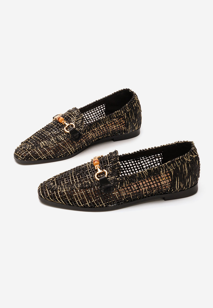 Czarne mokasyny damskie Jayna