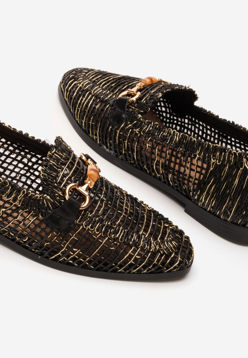 Czarne mokasyny damskie Jayna