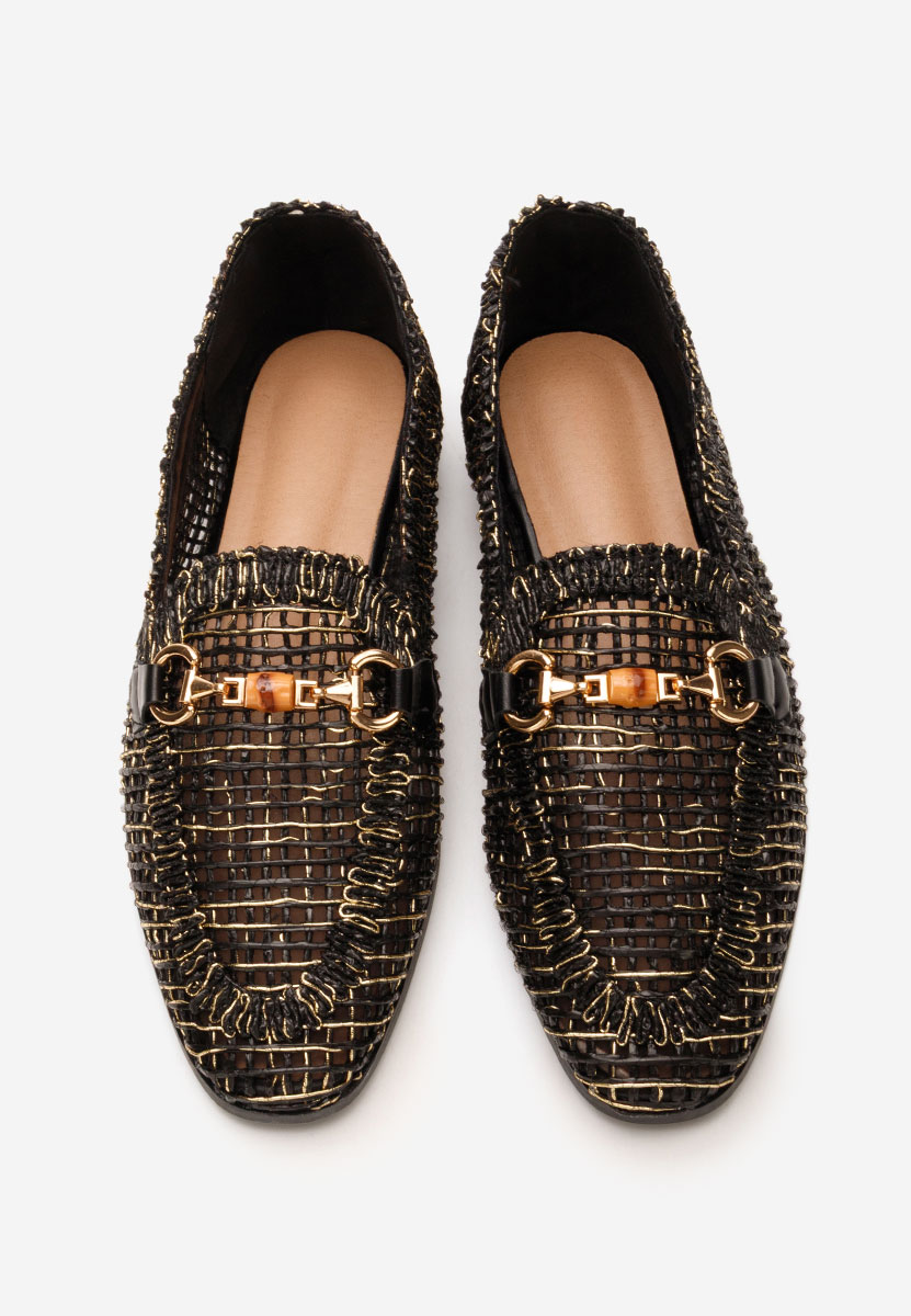 Czarne mokasyny damskie Jayna