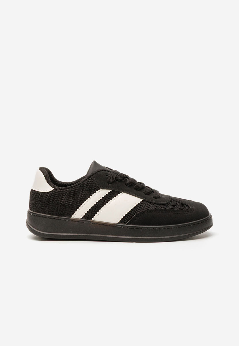 Czarne sneakersy damskie Almara