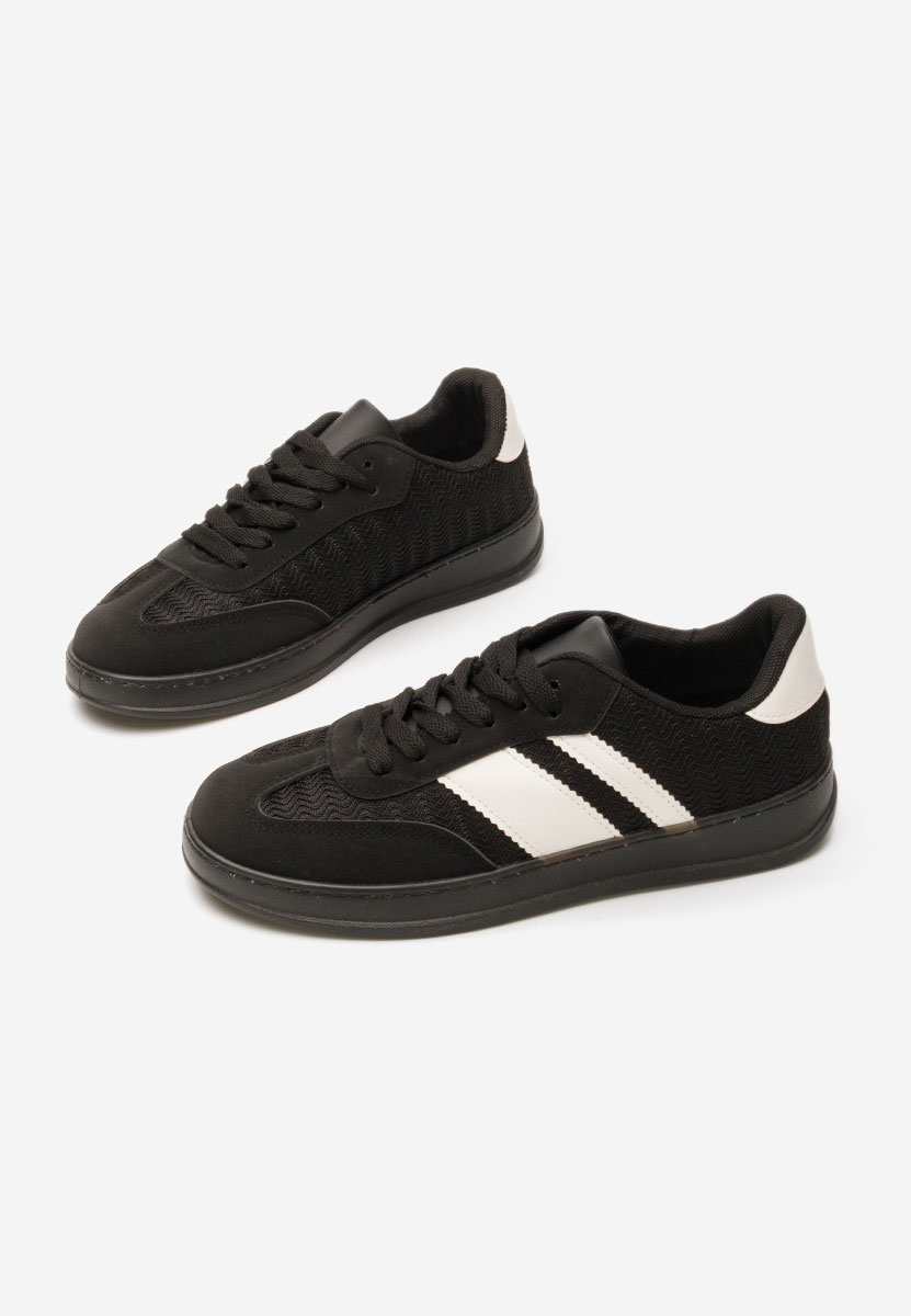 Czarne sneakersy damskie Almara