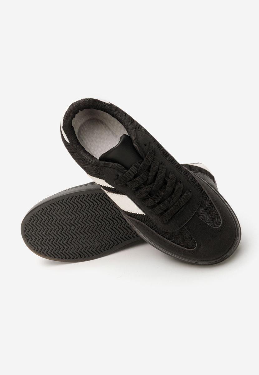 Czarne sneakersy damskie Almara