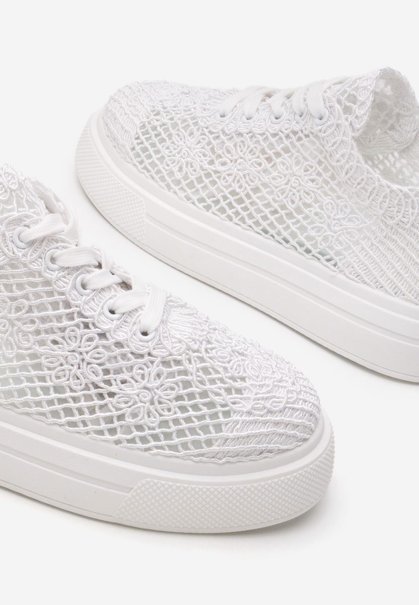 Białe trampki Fydela