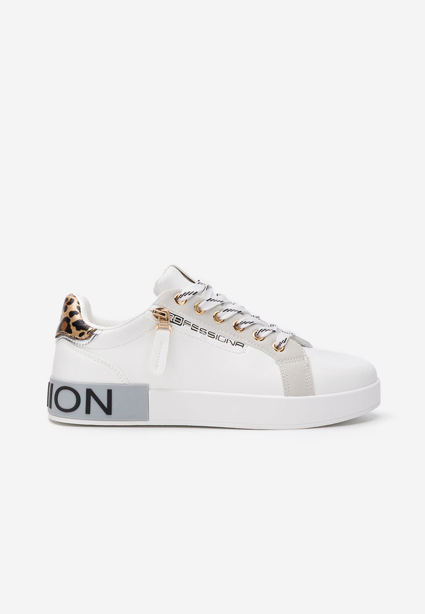 Białe sneakersy damskie Corrina
