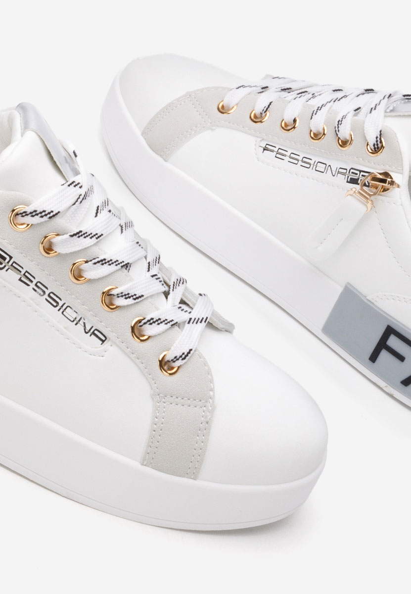 Białe sneakersy damskie Corrina