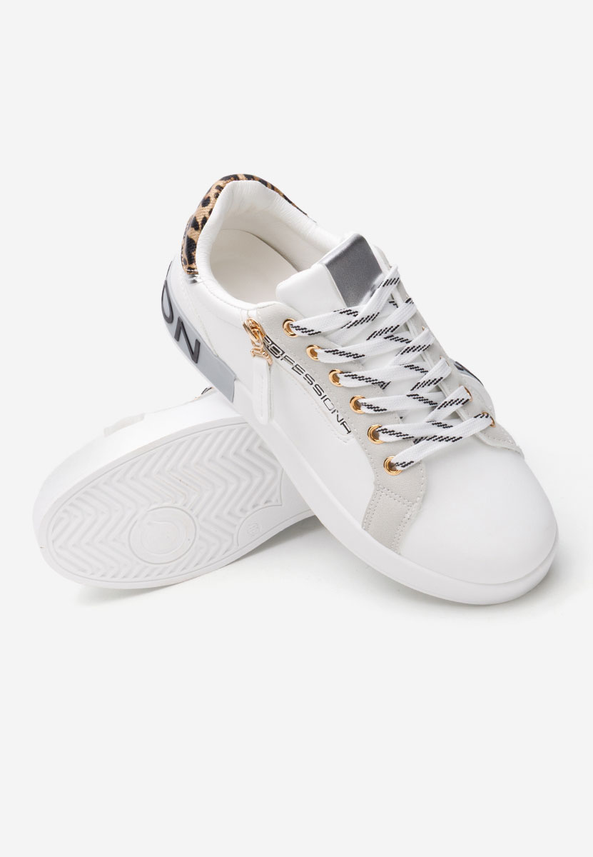 Białe sneakersy damskie Corrina
