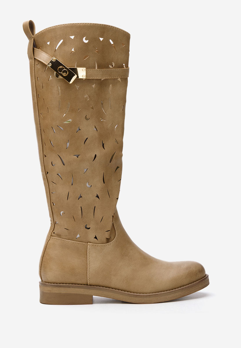 Khaki kozaki Fara toc Florina