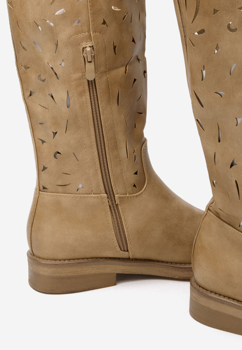 Khaki kozaki Fara toc Florina