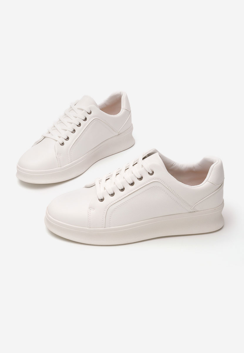 Białe sneakersy męskie Petru