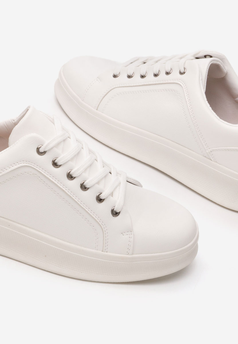 Białe sneakersy męskie Petru