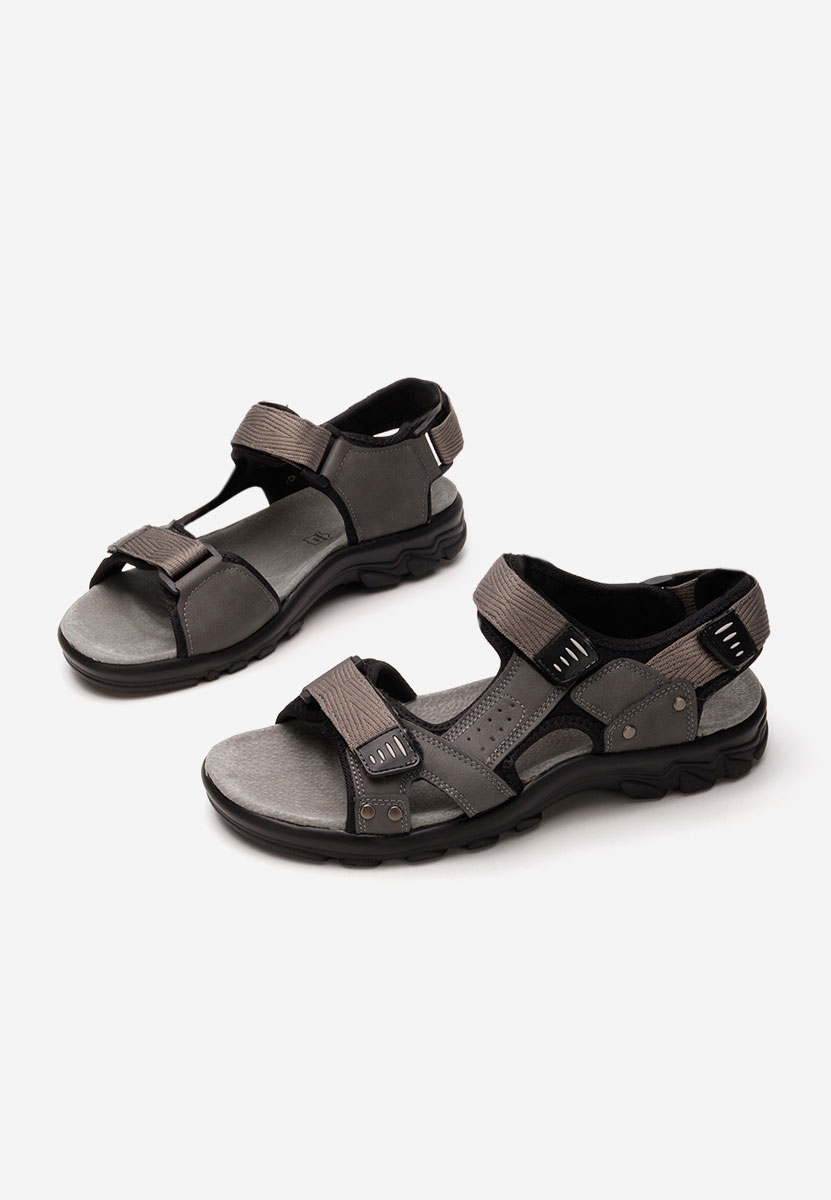 Szare sandały męskie Caius