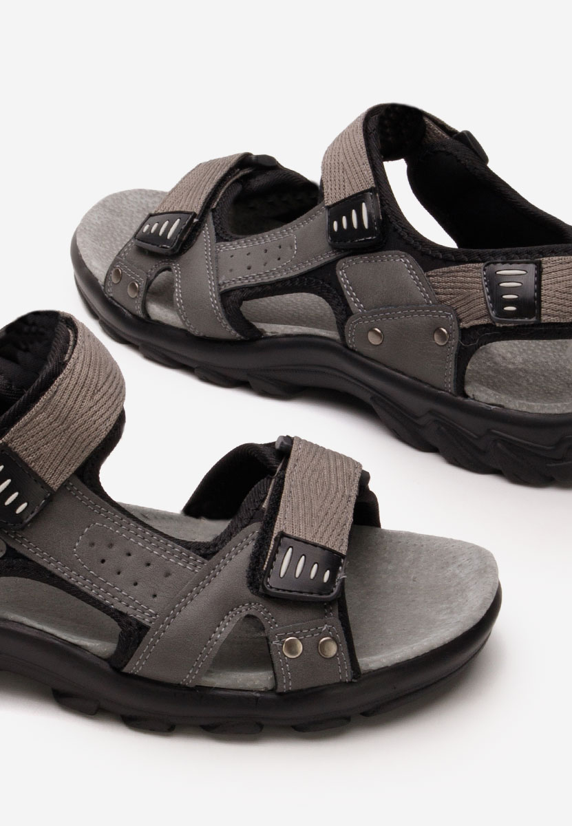 Szare sandały męskie Caius