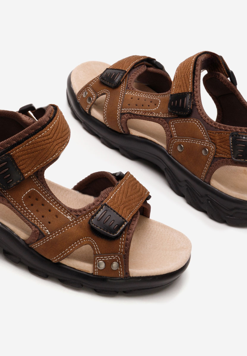 Camelowe sandały męskie Caius