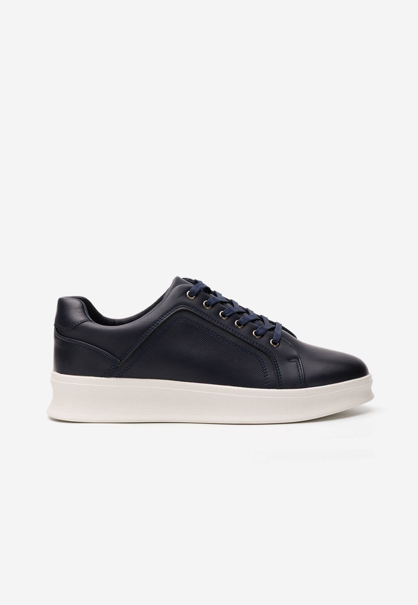Niebieskie sneakersy męskie Petru