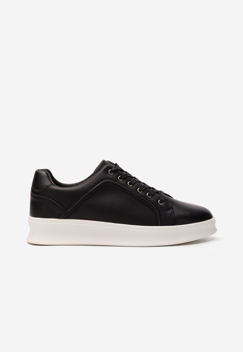 Czarne sneakersy męskie Petru