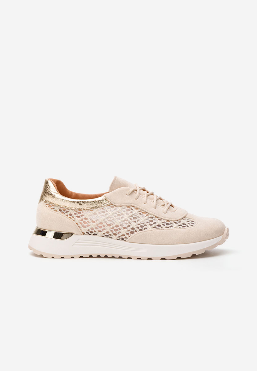 Beżowe sneakersy damskie Deena V2