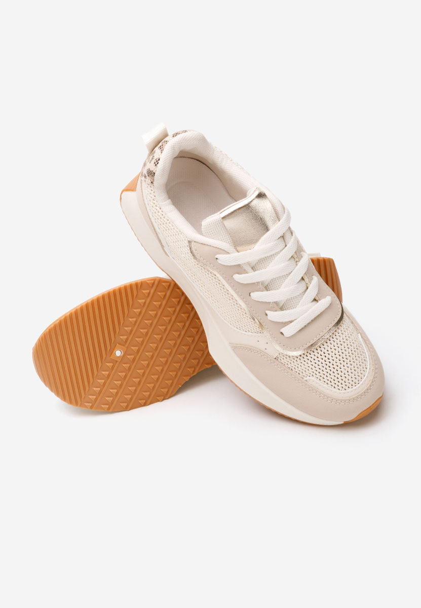 Beżowe sneakersy damskie Stephane