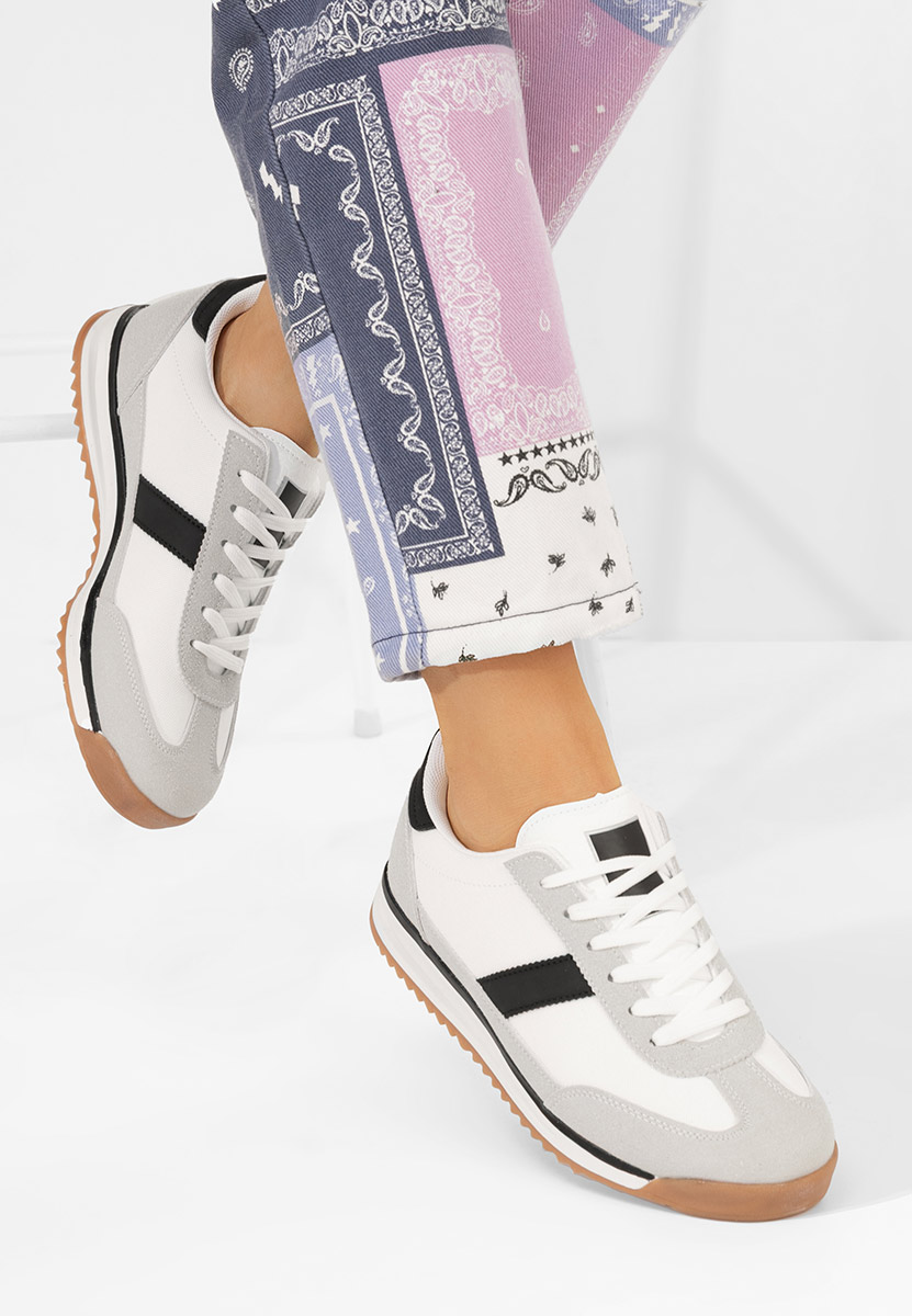Białe sneakersy damskie Nichita