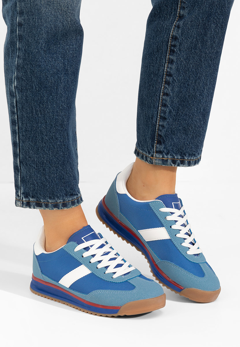 Niebieskie sneakersy damskie Nichita
