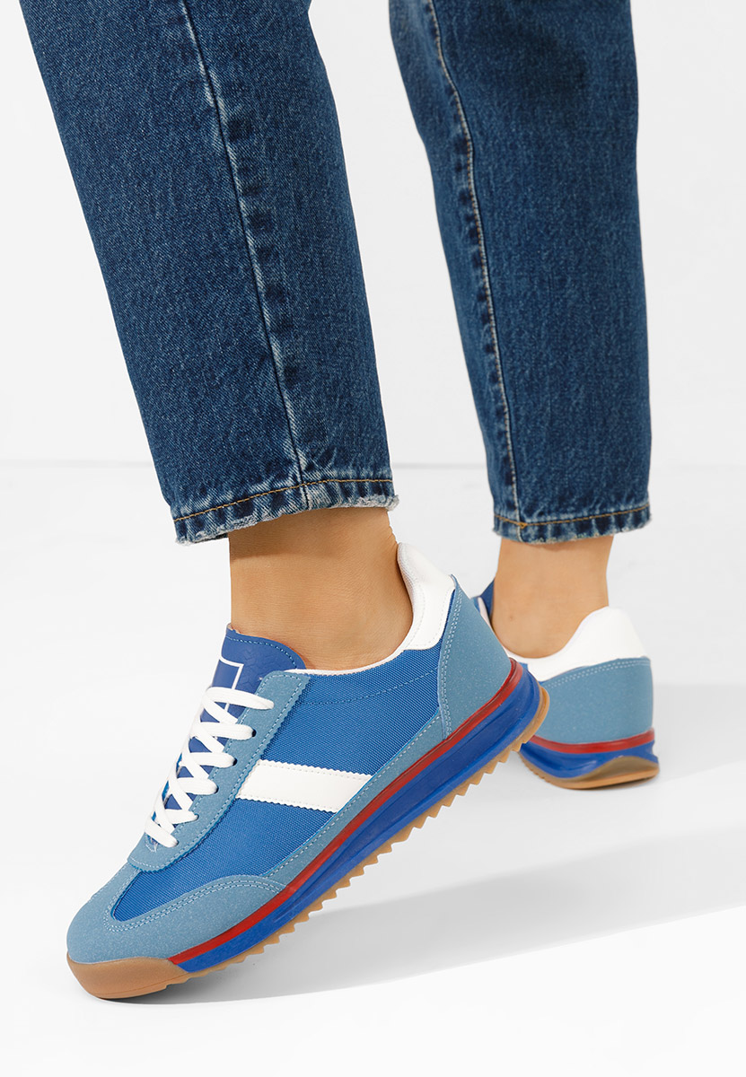 Niebieskie sneakersy damskie Nichita