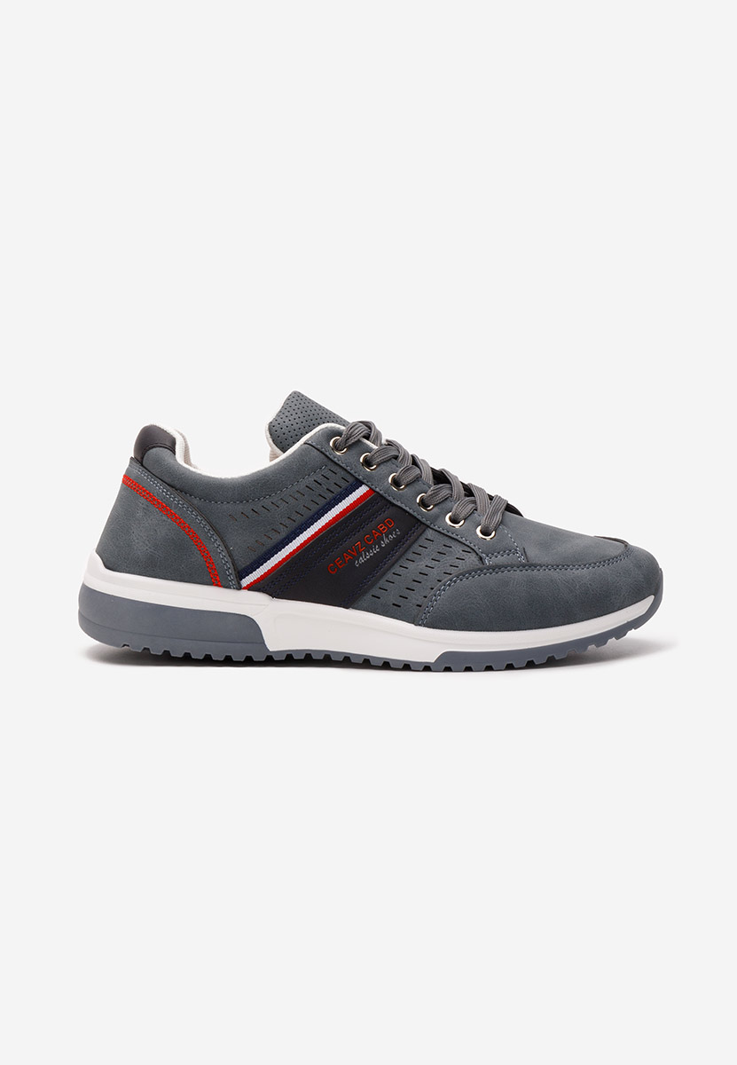 Szare sneakersy męskie Davier
