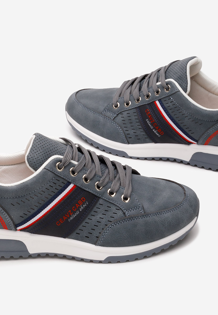 Szare sneakersy męskie Davier