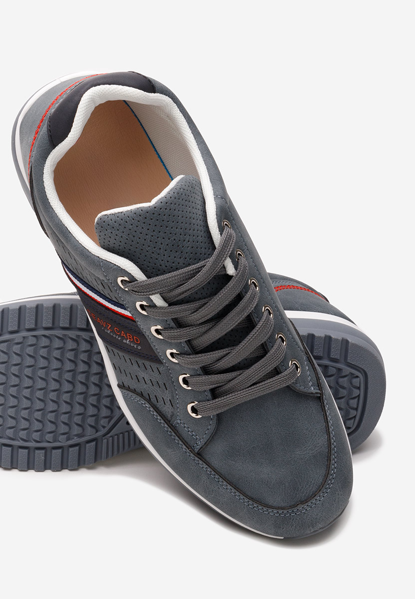 Szare sneakersy męskie Davier