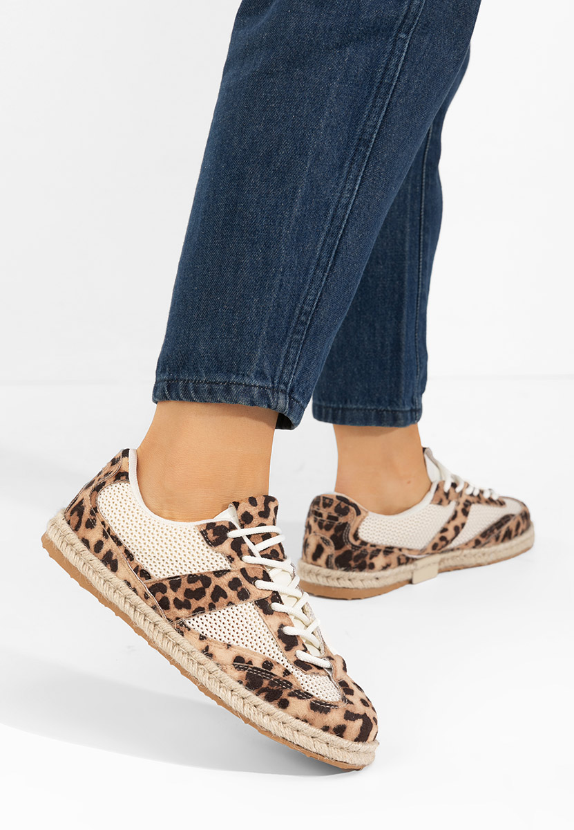 Panterkowe sneakersy damskie Dianka