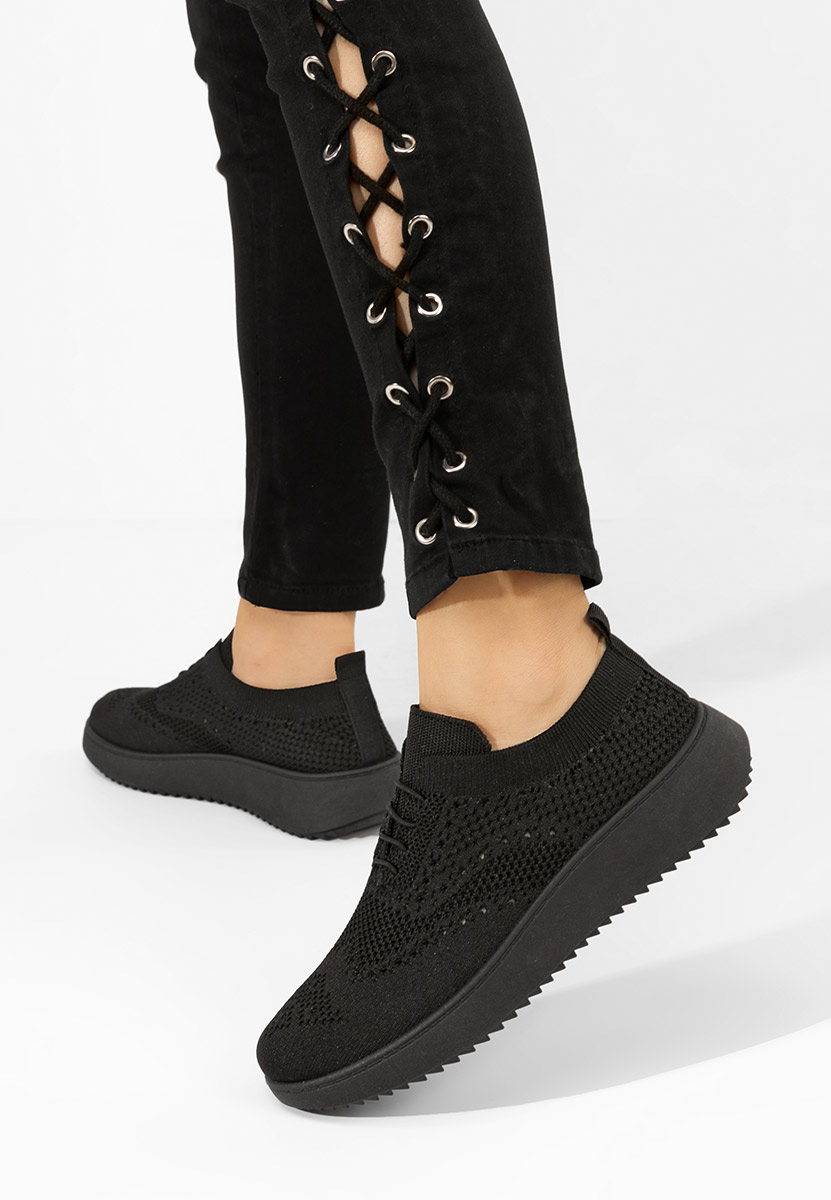 Czarne buty sportowe damskie Sorisa V2