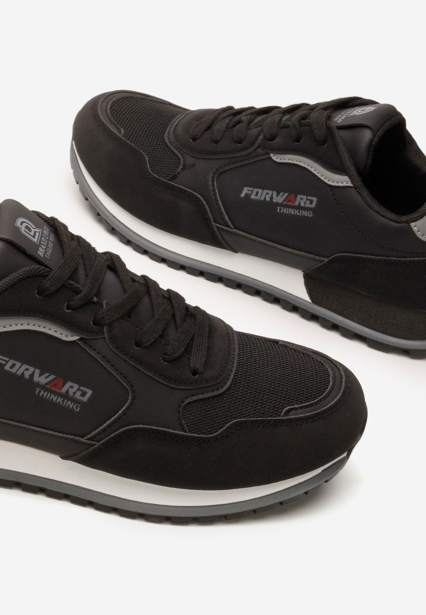 Czarne buty sportowe męskie Jhony