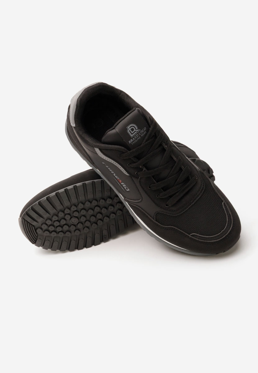 Czarne buty sportowe męskie Jhony
