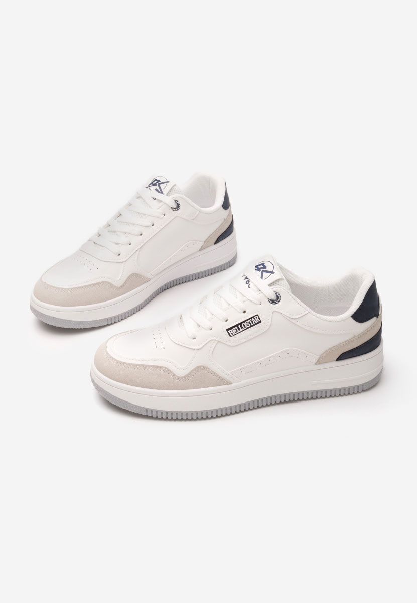 Białe sneakersy męskie Richard