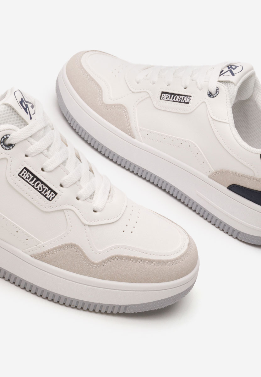 Białe sneakersy męskie Richard