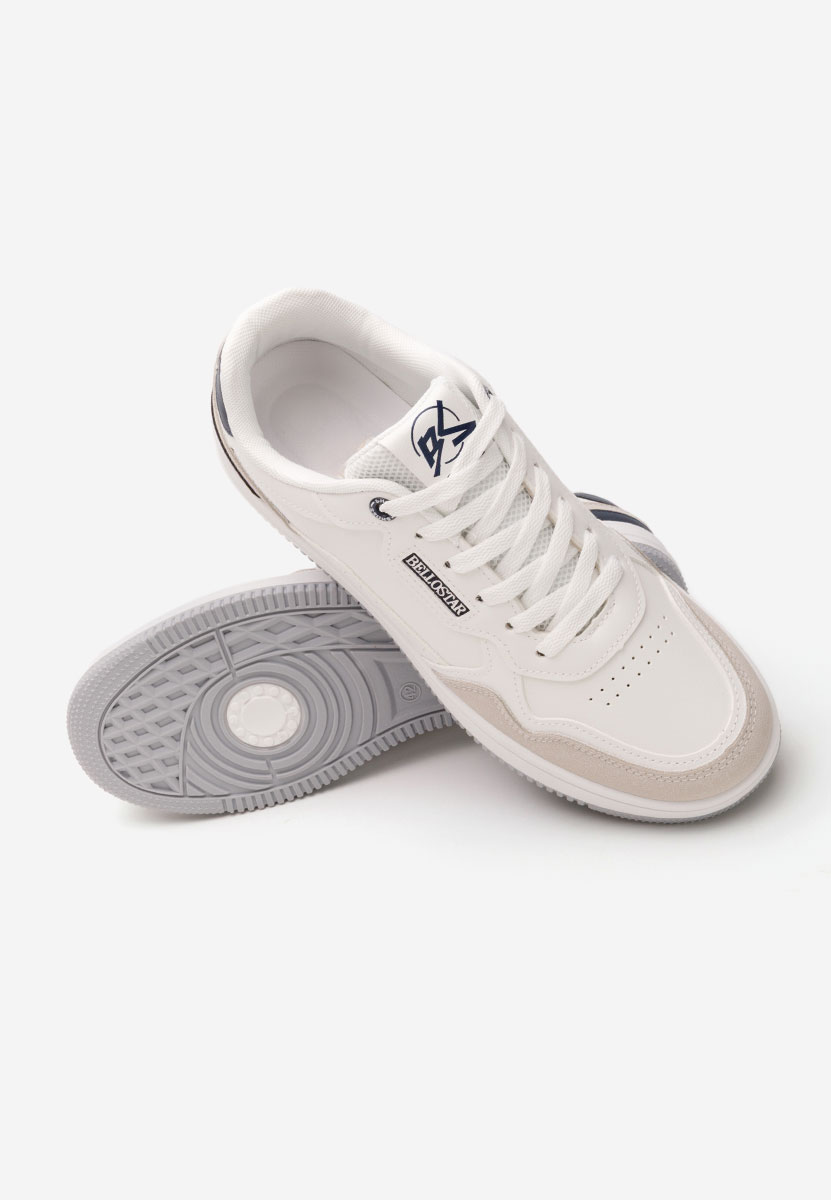 Białe sneakersy męskie Richard